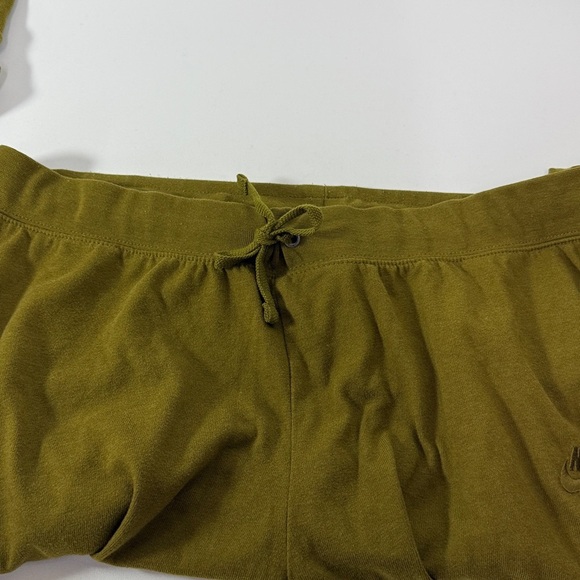 Nike Women's Green Jogger Sweatpants Logo Spell Out Drawstring Size XL - Picture 9 of 11